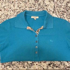 Turquoise Woman’s Burberry Polo